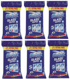 Duzzit 6 x Glass Window Mirror Cleaning Wipes Pack Of 50