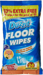 Duzzit 2 x Floor Wipes Cleaning for Ceramic and Linoleum Surfaces