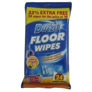 Duzzit Floor Wipes 18Pk x5