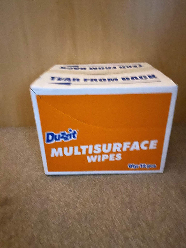 Duzzit Multisurface Wipes Kitchen, Bathroom Hard Surface Wipes (50 Jumbo Wipes) 25% Extra (2)