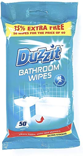 Duzzit 3 x Bathroom Wipes-Pack of 50