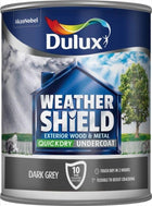 STX_445257 Dulux Weathershield Quick Dry Undercoat 750ml Dark Grey (5092084)