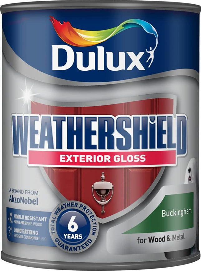 Dulux Weathershield Exterior Gloss 750ml Buckingham (445517)