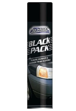 Carpride 300ml Black Pack Bumper & Trim Restorer Spray Can