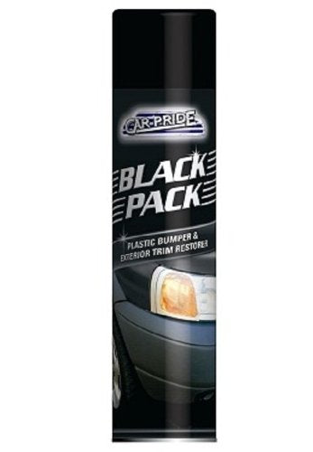 Carpride 300ml Black Pack Bumper & Trim Restorer Spray Can