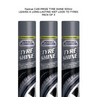 Car-Pride Tyre Shine - Leaves a Long-Lasting Wet Look to Tyres Gloss Finish, Easy to Apply - Restores & Protects Tyres 300ml (3)