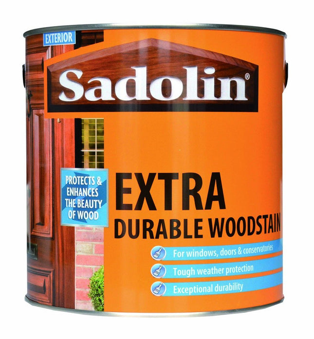 Sadolin EXTRA WOODSTAIN (YELLOW TIN) 2.5lt - Redwood