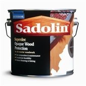 Sadolin 2.5 Litre Superdec Gloss Opaque Woodstain Superwhite by Sadolin