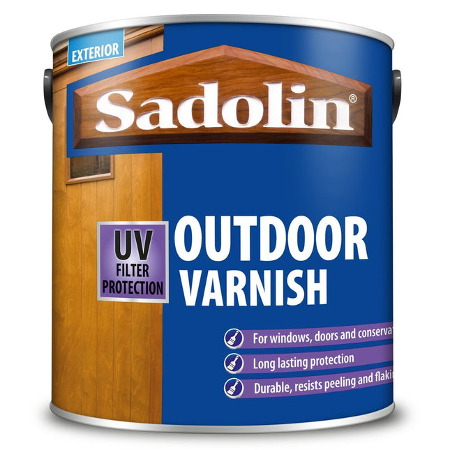 Sadolin Outdoor Varnish 2.5 Litre Satin Finish