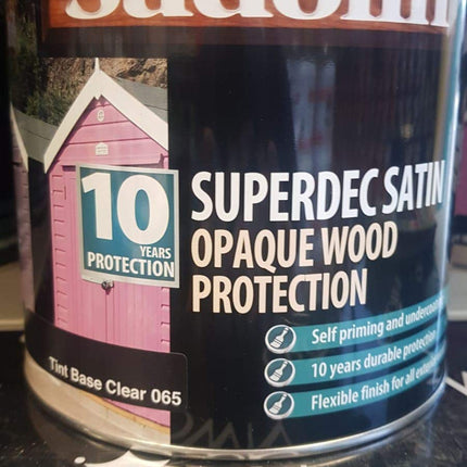 2.5L Sadolin Opaque Wood Protection 065 Clear