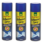 3 Spray Glue Adhesive Contact Glue Heavy Duty Mount DIY Craft Upholstery 500ml