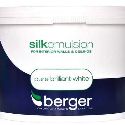 Berger Vinyl Silk 10L Pure Brilliant White 5020454