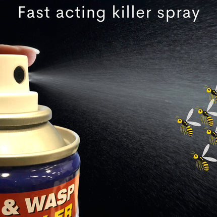 12x Sanmex Fly & Wasp Killer FastActing Spray Zapper Repellent Insecticide 300ml