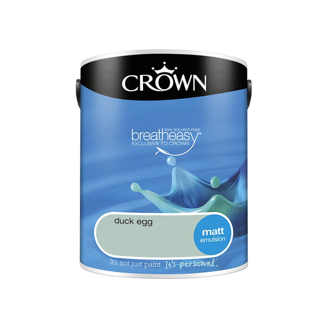 Crown Breatheasy Matt Emulsion - Duck Egg 5L