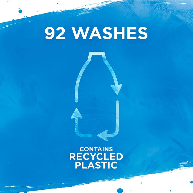 2 Pack of Persil Non Bio Tough On Stains, Gentle Next to Sensitive Skin Laundry Washing Liquid Detergent 100% Recyclable Bottle 92 Wash, 2.484L