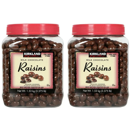 CONCEPTA LONDON Milk Chocolate Raisins, 1.53kg (Pack of 2)