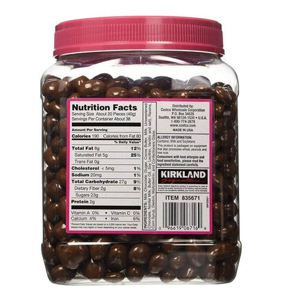 CONCEPTA LONDON Milk Chocolate Raisins, 1.53kg (Pack of 2)