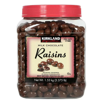 CONCEPTA LONDON Milk Chocolate Raisins, 1.53kg (Pack of 2)