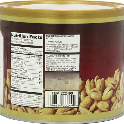 Concepta London Super Extra-Large Roasted & Salted Peanuts, 1.13 kg