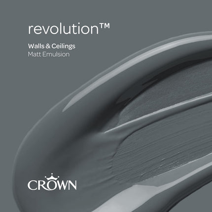 CROWN 2.5L Breatheasy MATT Emulsion Paint for Walls & Ceilings - REVOLUTION