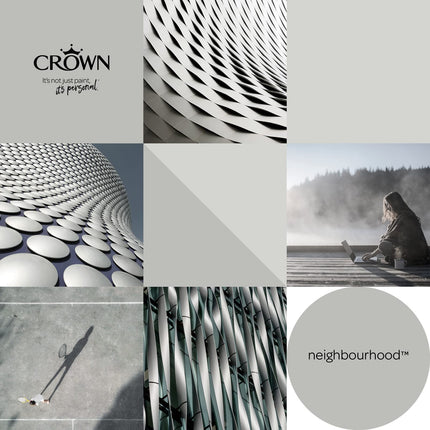 CROWN 2.5L Breatheasy MATT Emulsion Paint for Walls & Ceilings - NEIGHBOURHOOD