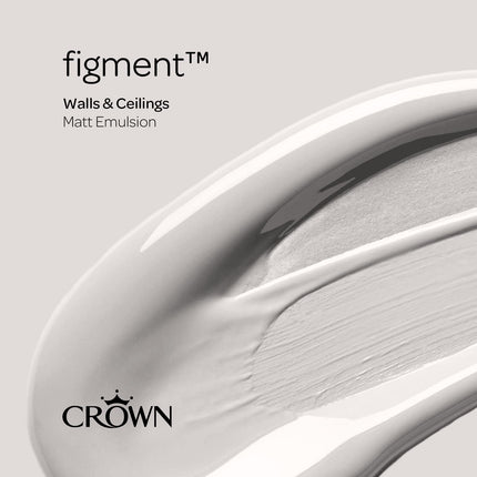 CROWN 2.5L Breatheasy MATT Emulsion Paint for Walls & Ceilings - Figment