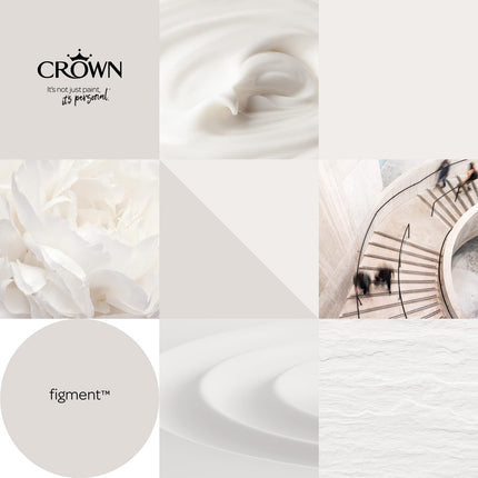 CROWN 2.5L Breatheasy MATT Emulsion Paint for Walls & Ceilings - Figment