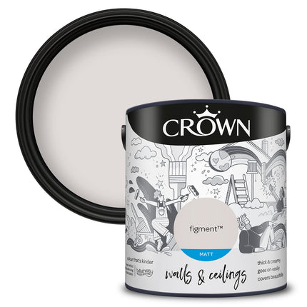 CROWN 2.5L Breatheasy MATT Emulsion Paint for Walls & Ceilings - Figment