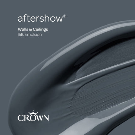 CROWN 2.5L Breatheasy SILK Emulsion Paint for Walls & Ceilings - AFTERSHOW