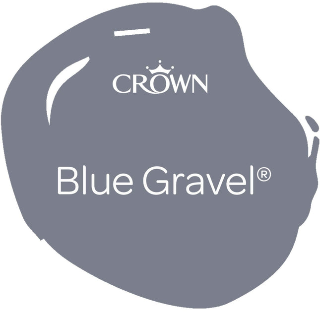 2.5L CROWN Standard Breatheasy Matt Emulsion Paint - Blue Gravel