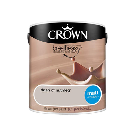 Crown Retail Core Emulsion Matt Dash of Nutmeg 2.5 L
