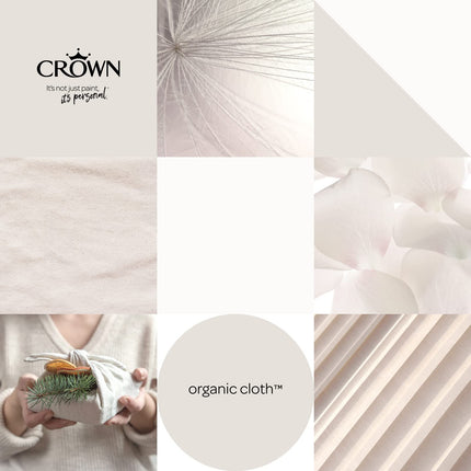 CROWN 2.5L Breatheasy MATT Emulsion Paint for Walls & Ceilings - ORGANIC CLOTH