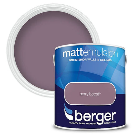 Berger Matt Emulsion 2.5L Berry Boost