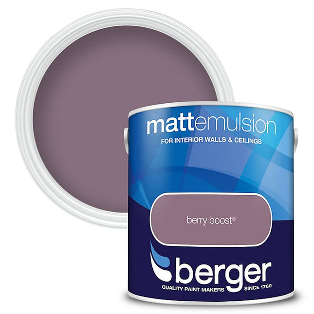 Berger Matt Emulsion 2.5L Berry Boost