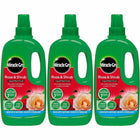 Miracle-Gro 3 x Rose and Shrub Concentrated Liquid Plant Food 1L