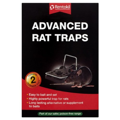 Rentokil Advanced Rat Traps 2 Reuseable Trapsl