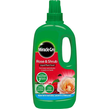 Miracle-Gro 3 x Rose and Shrub Concentrated Liquid Plant Food 1L