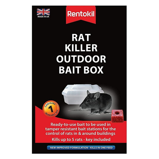 Rentokil Rat Killer Outdoor Bait Box