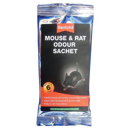 Rentokil FM24 Mouse And Rat Odour Sachets, Black