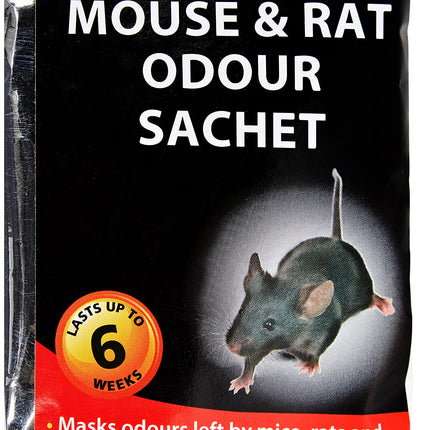 Rentokil FM24 Mouse And Rat Odour Sachets, Black