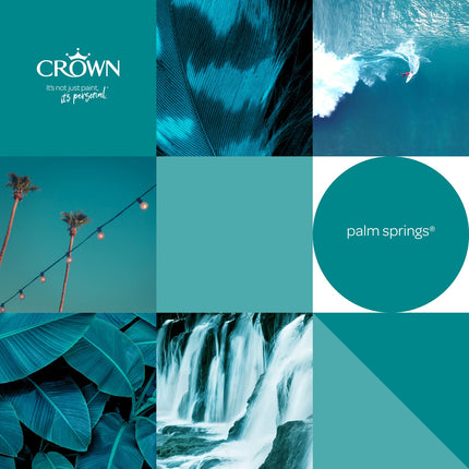 CROWN 2.5L Breatheasy MATT Emulsion Paint for Walls & Ceilings - PALM SPRINGS