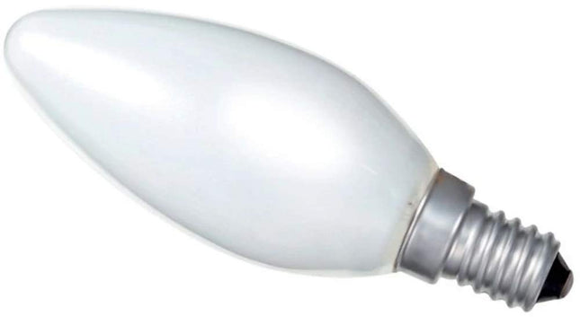 Eveready 20 x 40 WATT Small Edison Screw E14 Cap Opal (White/Pearl/Soft/Opaque) Candle Bulbs Double Life: 2,000 Hours, 40 W