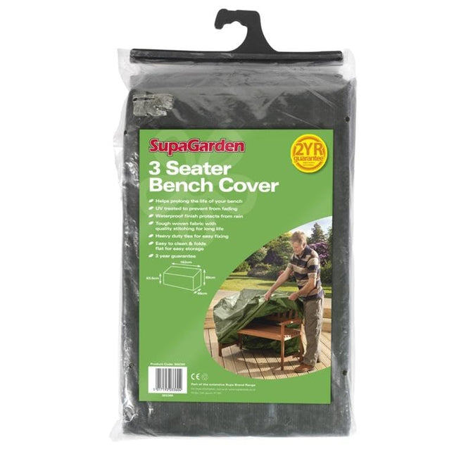 Bench Cover (3 Seater W: 162cm, H: 63.5cm-89cm, D: 66cm)