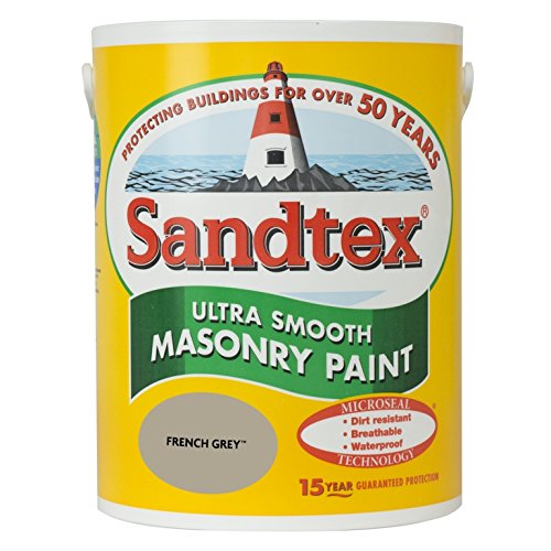 Sandtex Ultra Smooth Masonry Paint 5L French Grey
