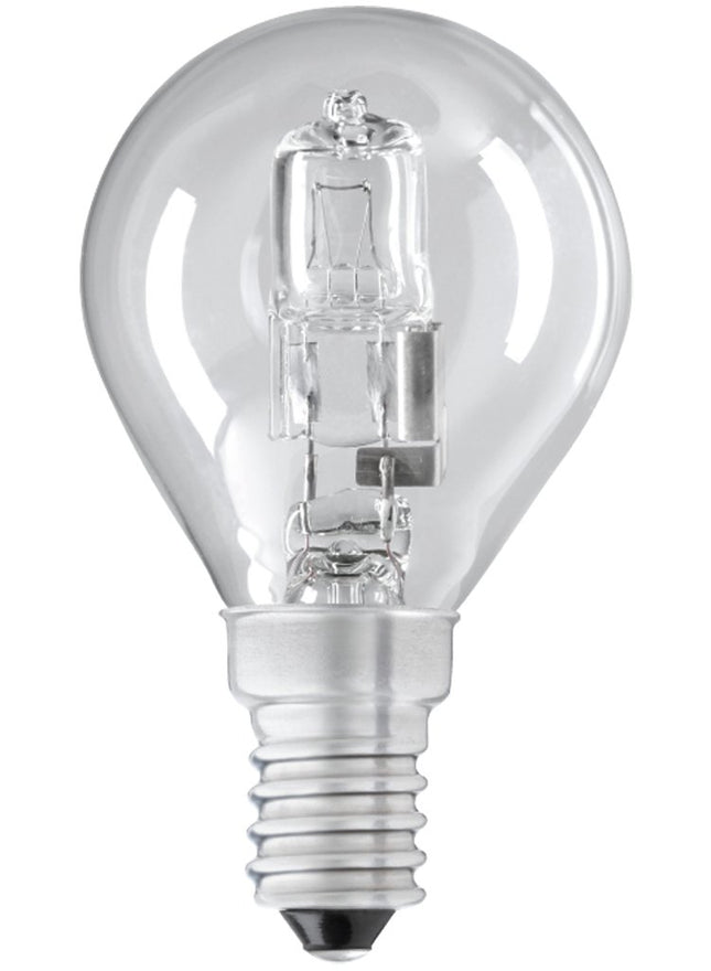 Status 28SHRSESC1PK8 Halogen Round Bulbs E14, 28/37 W, Set of 8