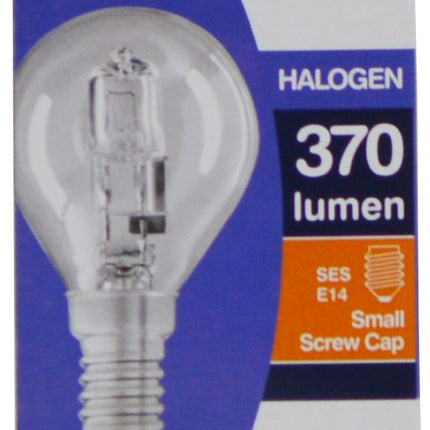 Status 28SHRSESC1PK8 Halogen Round Bulbs E14, 28/37 W, Set of 8