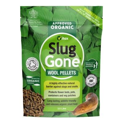 Vitax Slug Gone Wool Pellets (3.5L) X 4 Pouches