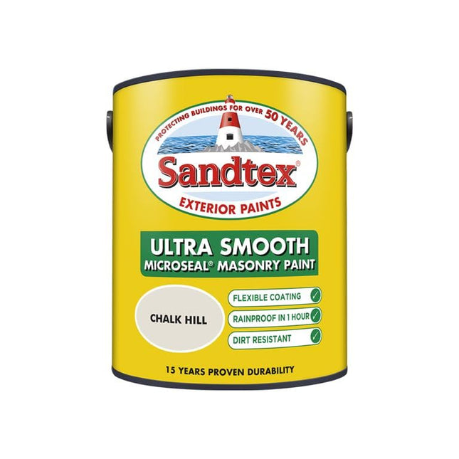 Sandtex Smooth Masonry 5L Chalk Hill