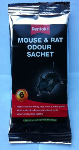6 X Rentokil Mouse & Rat Odour Sachet