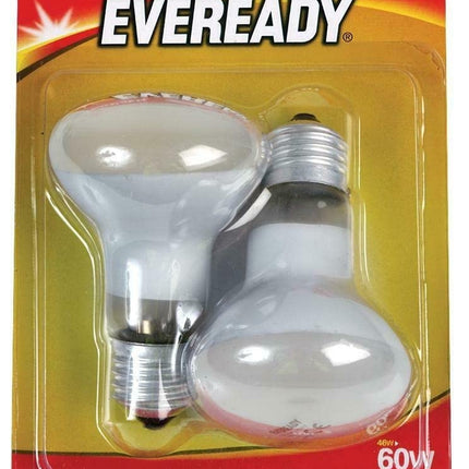 Eveready ECO Halogen 48W (60W Equivalent) R63 Cap Light Bulb, Pack of 2, E27, 60 W